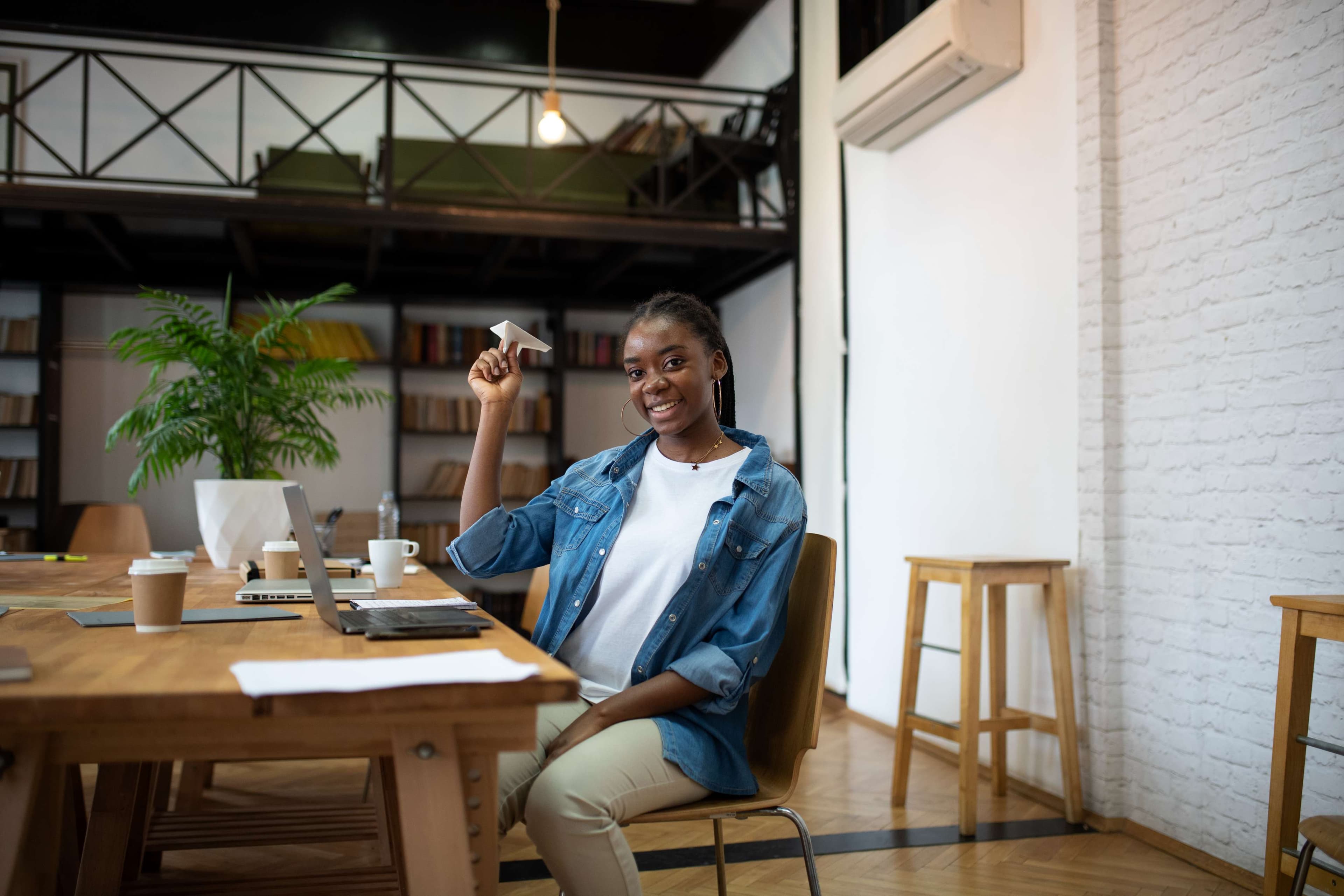 Professional woman in modern office